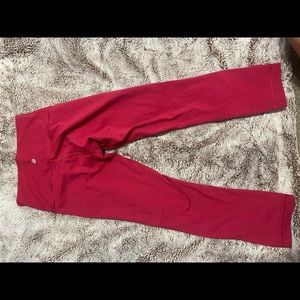 LuLulemon Red Leggings